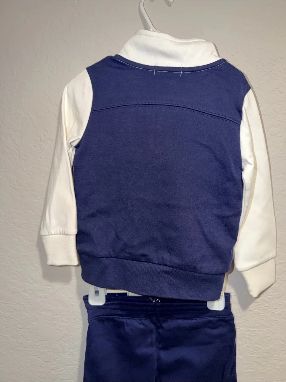 Polo Ralph Lauren Boys 2-Piece Tracksuit Pullover & Joggers Navy White NWT 2T/4T